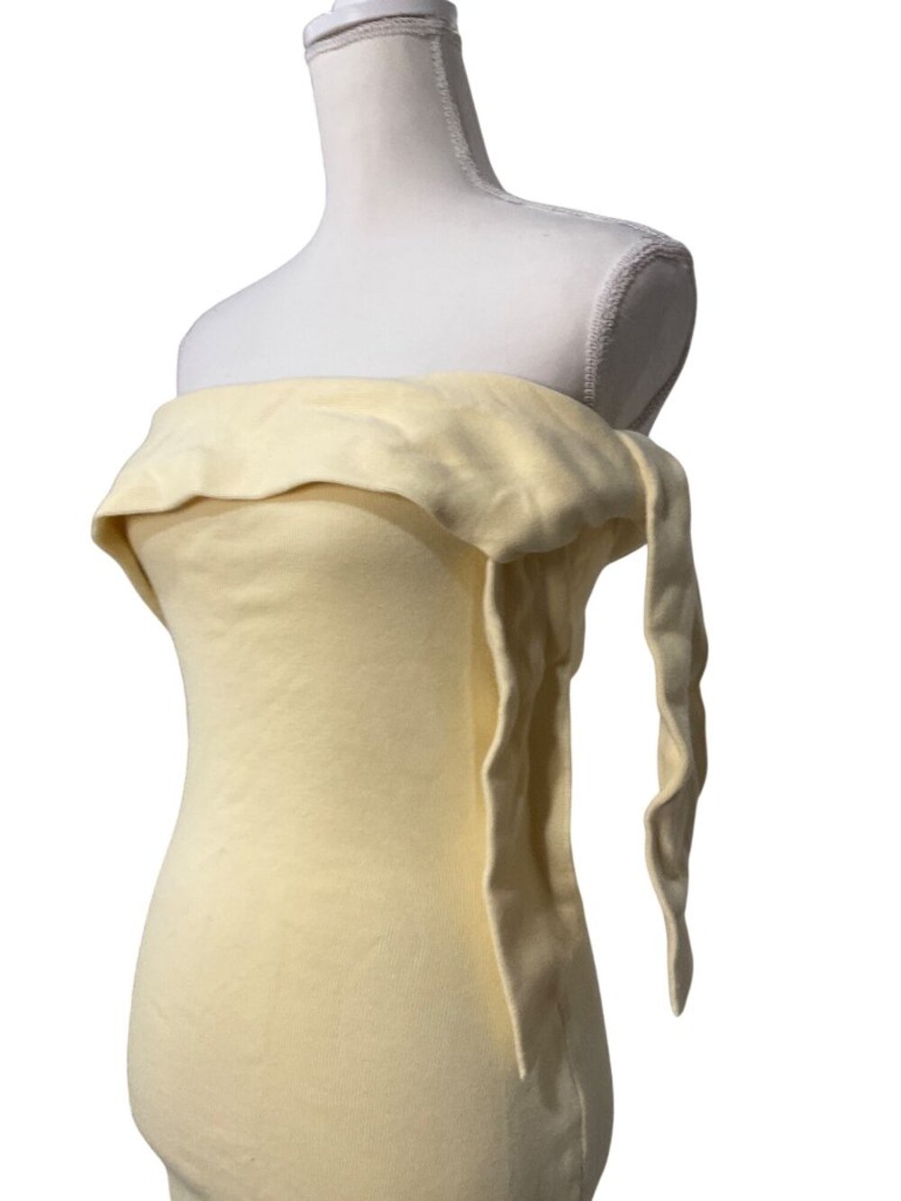 SNDYS Jaymes Mini Dress in Panna Cotta Medium New Womens Knit - Picture 5 of 15